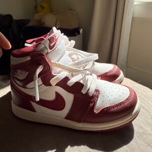 Nike Jordan’s  Red and White Sneakers